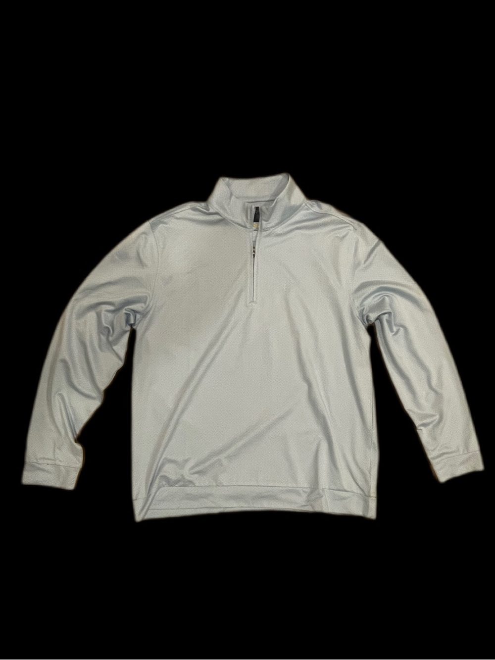 Greg Norman Collection Light Gray Quarter-Zip Performance Shirt Jacket